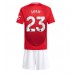 Maillot de foot Manchester United Luke Shaw #23 Domicile vêtements enfant 2024-25 Manches Courtes (+ pantalon court)